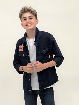 Ahengim AK22366123 Erkek Çocuk Kot Ceket - Rahat Kullanım ve Şık Görünüm
