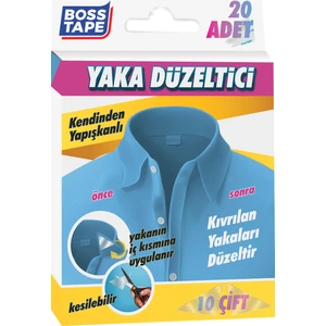 Boss Tape Gömlek T-Shirt Polo Yaka Düzleştirici Yapışkanlı Balin 20 Adet