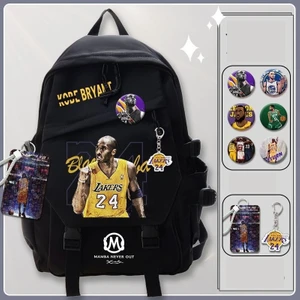 Nba Ortak Okul Çantası Kobe Bryant Büyük Kapasiteli Sırt Çantası Okul Çantası (Yurt Dışından)