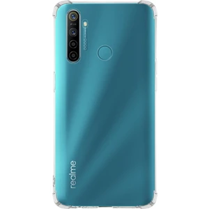 Kzy Realme 5i Kapak Şeffaf Antishock Köşe Korumalı Silikon Kılıf
