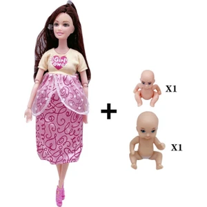 Hamile Karnına Sahip Barbie Bebek (Yurt Dışından)