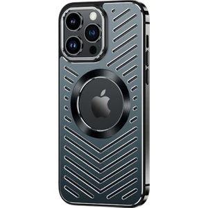 Manyetik Metal IPHONE13PRO-MAX Isı Dağılımı Düşme Önleyici Cep Telefonu Kılıfı (Yurt Dışından)