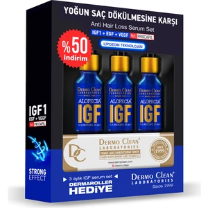 Dermo Clean Alopecia Igf Serum 3'lü Set