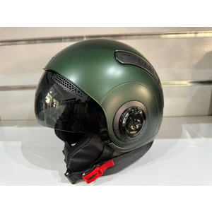 Kask Sx.10 Mat Yeşil Çenesiz Güneş Gözlüklü