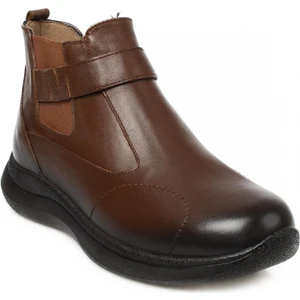 Forelli̇ Emma 27951 Hallux Deri̇ Fermuarlı̇ Kadın Bot
