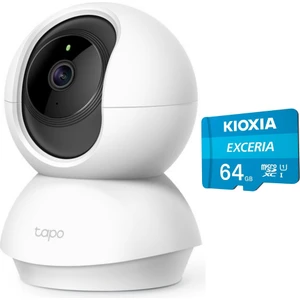 Tapo C210, 2k (3mp) Gece Görüşlü Micro Sd Destekli Wi-Fi Kamera + 64 GB Hafıza Kartı Hediye