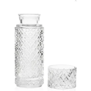 El Yapımı Cam Kafes Başucu Sürahisi