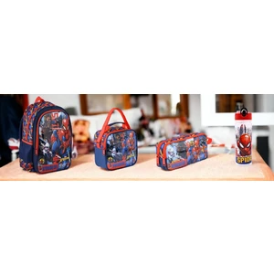 Spıderman Ilkokul Çantası Hawk Wonder( 4 Parça Set)