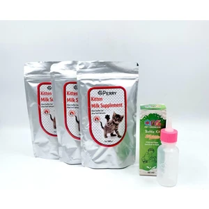Yavru Kedi Süt Tozu 3 Adet + 60 ml Biberon