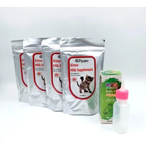 Yavru Kedi Süt Tozu 4 Adet + 60 ml Biberon