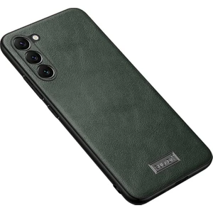 Samsung Galaxy S23 5g Için Tpu + Deri Kılıf - Yeşil (Yurt Dışından)
