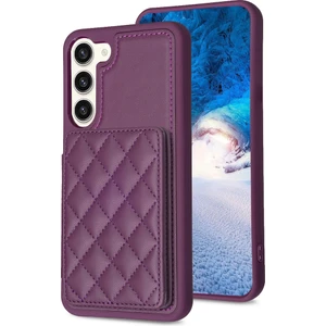 Ykd Store Samsung Galaxy S23+ 5g Için BF25 Kart Torbası Telefon Kılıfı - Koyu Mor (Yurt Dışından)