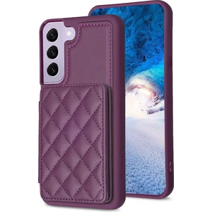 Ykd Store Samsung Galaxy S22+ 5g Için BF25 Kart Torbası Telefon Kılıfı - Koyu Mor (Yurt Dışından)