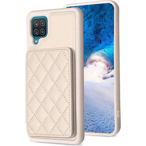 Ykd Store Samsug Galaxy A12 Için BF25 Kart Torbası Telefon Kılıfı - Bej (Yurt Dışından)