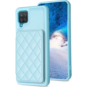 Ykd Store Samsug Galaxy A12 Için BF25 Kart Torbası Telefon Kılıfı - Mavi (Yurt Dışından)