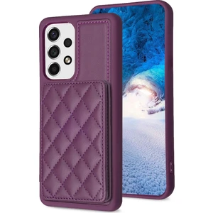 Ykd Store Samsung Galaxy A52 5g / 4g Için BF25 Kart Torbası Telefon Kılıfı - Koyu Mor (Yurt Dışından)