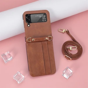 Deritelefon Kılıfı Için Samsung Galaxy Z Flip 4 With Kemerle (Yurt Dışından)
