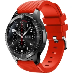 Samsung Watch 22MM Krd-12 Frontıer Silikon Kırmızı Kordon