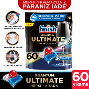 Quantum Ultimate Bulaşık Makinesi Deterjanı Tableti / Kapsülü 60 Yıkama
