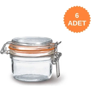 Le Parfait Super Terrines Klipsli/contalı Cam Kavanoz 125 ml (6 Adet)