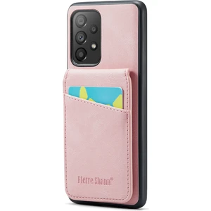 Samsung Galaxy A33 5g Rfıd Engelleme Kart Yuvaları Kickstand Pu Deri+Tpu Telefon Kılıfı (Yurt Dışından)