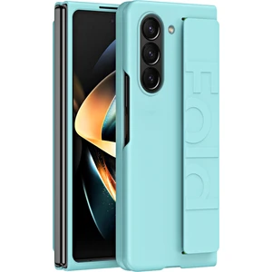 Samsung Galaxy Z Fold5 5g Bilek Kayışı Telefon Kılıfı, Kıvrık Önleyici Kauçuklu Pc Telefon Kapağı (Yurt Dışından)