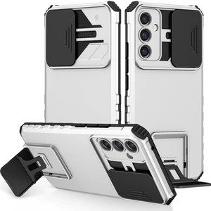 Samsung Galaxy A34 5g Kickstand Telefon Kılıfı Pc+ Tpu Slayt Kamera Kapağı ile Telefon Koruyucusu (Yurt Dışından)