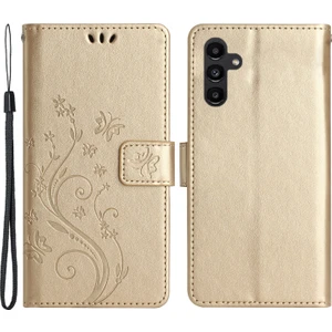 Samsung Galaxy M14 5g Baskılı Kelebekler Pu Deri Telefon Kılıfı Cüzdan Kapak Standı Kayış (Yurt Dışından)