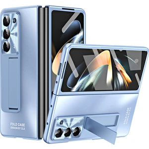 Samsung Galaxy Z Fold5 5g Sabit Pc Kickstand Case Shockproof Ag Mat Telefon Kapağı (Yurt Dışından)