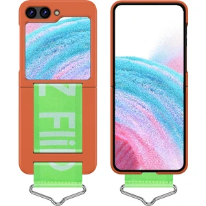 Samsung Galaxy Z Flip5 5g Sert Pc Telefon Kapağı B-Şekilli Halka Tutucu ile Koruyucu Kasa (Yurt Dışından)