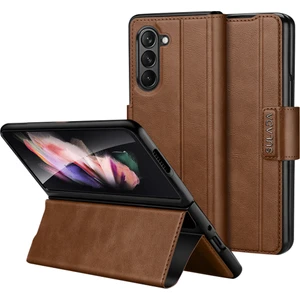 Samsung Galaxy Z Fold5 5g Pu Deri Koruyucu Kapak Anti-Drop Stand Telefon Kılıfı (Yurt Dışından)