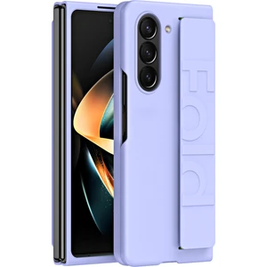 Samsung Galaxy Z Fold5 5g Bilek Kayışı Telefon Kılıfı, Kıvrık Önleyici Kauçuklu Pc Telefon Kapağı (Yurt Dışından)