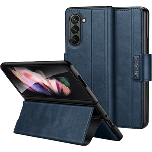 Samsung Galaxy Z Fold5 5g Pu Deri Koruyucu Kapak Anti-Drop Stand Telefon Kılıfı (Yurt Dışından)