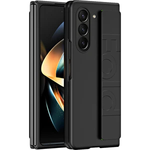 Samsung Galaxy Z Fold5 5g Bilek Kayışı Telefon Kılıfı, Kıvrık Önleyici Kauçuklu Pc Telefon Kapağı (Yurt Dışından)