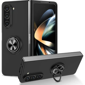 Samsung Galaxy Z Fold5 5g Yüzük Kickstand Telefon Kasası Destek Araba Montajı Sert Pc Koruyucu Kapak (Yurt Dışından)
