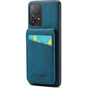 Samsung Galaxy A33 5g Rfıd Engelleme Kart Yuvaları Kickstand Pu Deri+Tpu Telefon Kılıfı (Yurt Dışından)