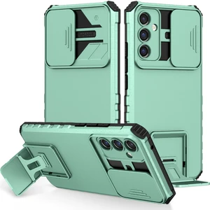 Samsung Galaxy A34 5g Kickstand Telefon Kılıfı Pc+ Tpu Slayt Kamera Kapağı ile Telefon Koruyucusu (Yurt Dışından)