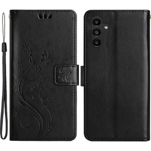 Samsung Galaxy M14 5g Baskılı Kelebekler Pu Deri Telefon Kılıfı Cüzdan Kapak Standı Kayış (Yurt Dışından)