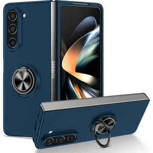 Samsung Galaxy Z Fold5 5g Yüzük Kickstand Telefon Kasası Destek Araba Montajı Sert Pc Koruyucu Kapak (Yurt Dışından)