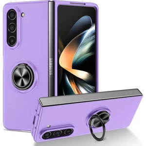 Samsung Galaxy Z Fold5 5g Yüzük Kickstand Telefon Kasası Destek Araba Montajı Sert Pc Koruyucu Kapak (Yurt Dışından)