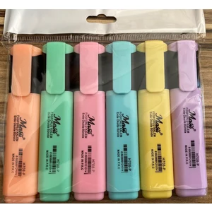 Pastel Renkfosforlu Kalem 6renk