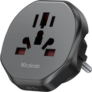 CP-4550 Priz Dönüştürücü - Universal Seyahat Adaptörü - Siyah