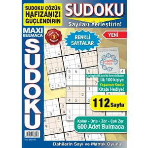 Bulmaca Sudoku Sayı 3 - 2023