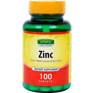 Çinko Sülfat 15 mg Zinc Sulfate 100 Tablet