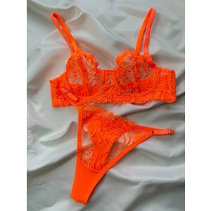 Balenli Bralet Sütyen Takımı Fantezi