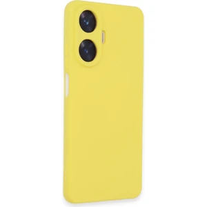 Realme C55 Kılıf Lansman Içi Kadife Silikon + Ekran Koruyucu