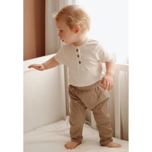 Basic Zıbın Takım 0-3 Yaş Açık Bej