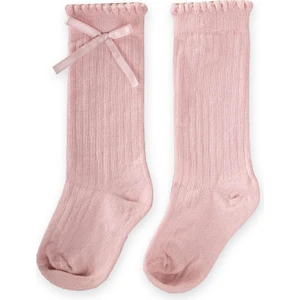 Çocuk Diz Altı Kız Çorap Pudra