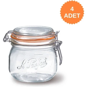 Le Parfait Super Cam Kavanoz 500 ml (4 Adet)