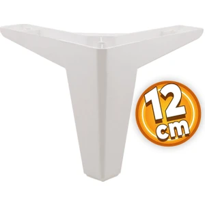 Sedir Lüks Mobilya Kanepe Sehpa Baza Tv Ünitesi Koltuk Ayağı Beyaz 12 cm Ayakları (4 Adet)